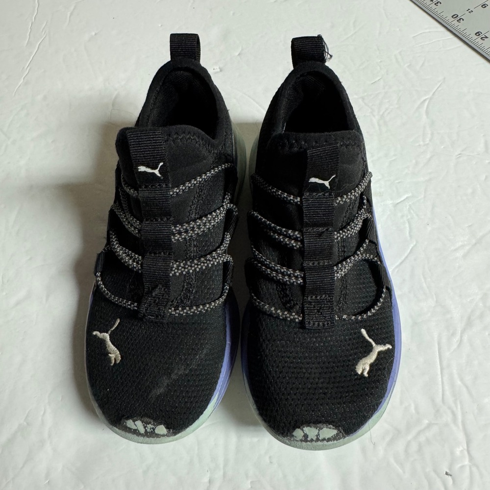 PUMA Kids Black Running Shoes Size 12C Sneakers Athletic Comfort